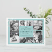 ハッピーホリデーズスノーフレーク8フォトカード シーズンカード (スタンド正面)
