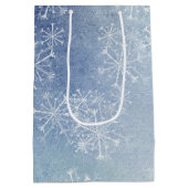 ハッピーホリデーズスノーフレーク ミディアムペーパーバッグ (裏面)