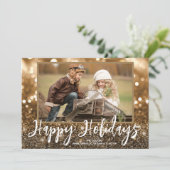 ハッピーホリデーズスパークルフォト シーズンカード (スタンド正面)