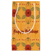 ハッピーホリデーズスモール紙抱き枕 スモールペーパーバッグ (正面)