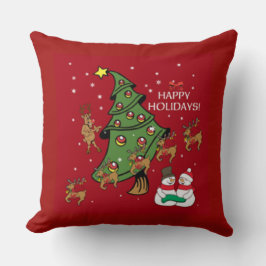 ハッピーホリデーズスローデザイン クッション