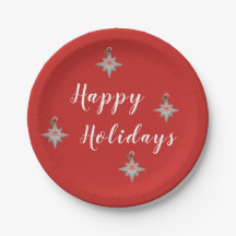 ハッピーホリデーズセットの8紙プレート