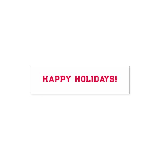 ハッピーホリデーズセルフインキングスタンプ セルフインキングスタンプ (デザイン)