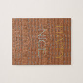 ハッピーホリデーズゼブラアートプリント ジグソーパズル (横)