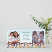 ハッピーホリデーズタウンキャッツ歌うフォトカード シーズンカード (スタンド正面)