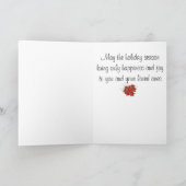 ハッピーホリデーズダンス先生カード シーズンカード (内部)