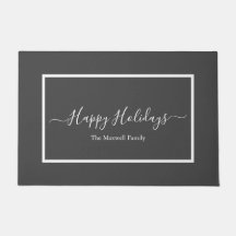 ハッピーホリデーズダークグレーのホワイトファミリー名