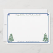 ハッピーホリデーズチノワセリーシック写真オンリバース シーズンカード (正面)