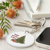 ハッピーホリデーズツリーアクリルキーチェーン キーホルダー (正面右)