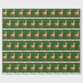 ハッピーホリデーズディアインスノーフレーク ラッピングペーパー (フラット)