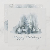 ハッピーホリデーズディアウィンターシーンスクリプトホリデー (正面/裏面)