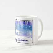 ハッピーホリデーズディアシーン コーヒーマグカップ (正面右)