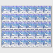 ハッピーホリデーズディアシーン ラッピングペーパー (フラット)
