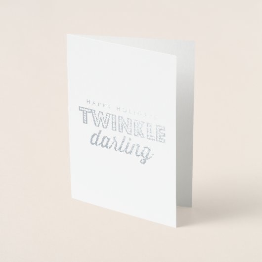 ハッピーホリデーズトゥインクルダーリング 箔カード (正面)