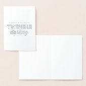 ハッピーホリデーズトゥインクルダーリング 箔カード (ディスプレー)