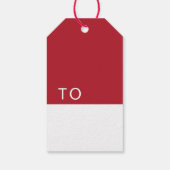 ハッピーホリデーズトナディアウォーターカラークリスマス ギフトタグ (裏面)