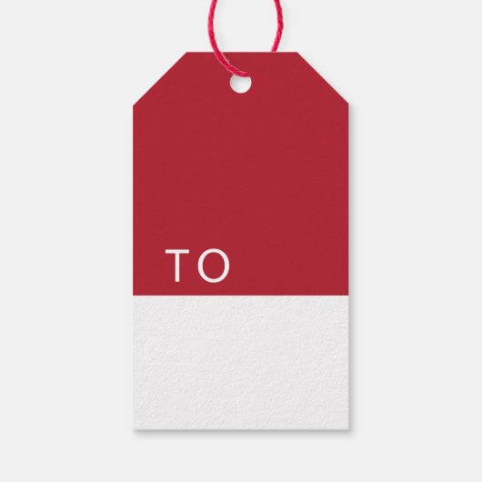 ハッピーホリデーズトナディアウォーターカラークリスマス ギフトタグ (裏面)