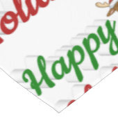 ハッピーホリデーズトナディアクリスマススクリプト テーブルクロス (アングル)