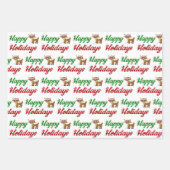 ハッピーホリデーズトナディアクリスマススクリプト ラッピングペーパーシート (正面3)