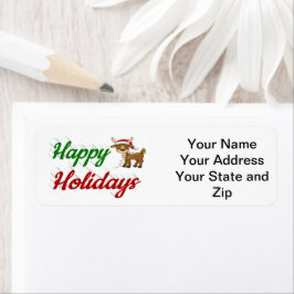 ハッピーホリデーズトナディアクリスマススクリプト ラベル