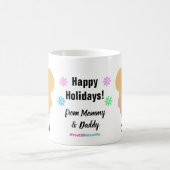 ハッピーホリデーズナチュラルヘアコーヒーマグ コーヒーマグカップ (中央)