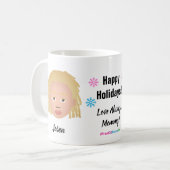 ハッピーホリデーズナチュラルヘアコーヒーマグ コーヒーマグカップ (正面左)