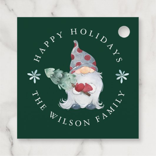 ハッピーホリデーズニッセ格言クリスマス フェイバータグ (裏面)