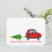 ハッピーホリデーズニューホームカー&ツリー シーズンカード (スタンド正面)