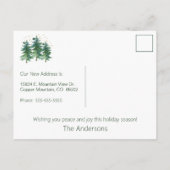 ハッピーホリデーズニューホームパインツリーズ 案内ポストカード (裏面)