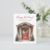 ハッピーホリデーズニューホームフロントドアムービング 案内ポストカード (スタンド正面)