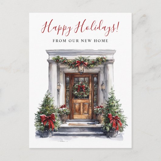 ハッピーホリデーズニューホームフロントドアムービング 案内ポストカード (正面)