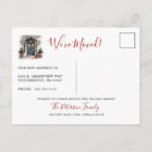 ハッピーホリデーズニューホームフロントドアムービング 案内ポストカード (裏面)