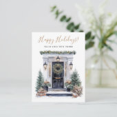 ハッピーホリデーズニューホームフロントドアムービング 案内ポストカード (スタンド正面)