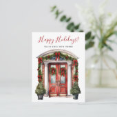 ハッピーホリデーズニューホームフロントドアムービング 案内ポストカード (スタンド正面)