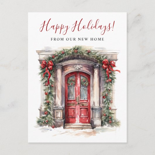ハッピーホリデーズニューホームフロントドアムービング 案内ポストカード (正面)