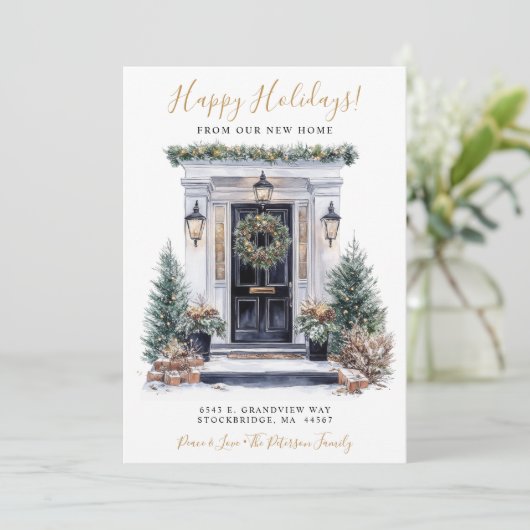 ハッピーホリデーズニューホームフロントドアムービング 案内状 (スタンド正面)