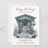 ハッピーホリデーズニューホームフロントドアムービング 案内状 (正面)