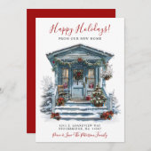 ハッピーホリデーズニューホームフロントドアムービング 案内状 (正面/裏面)