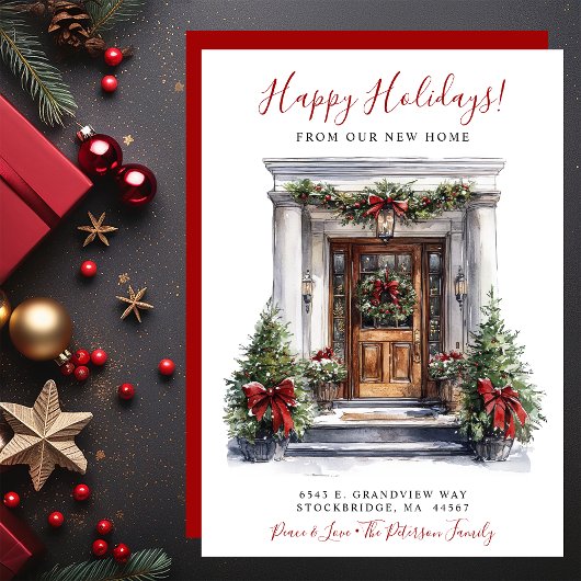 ハッピーホリデーズニューホームフロントドアムービング 案内状