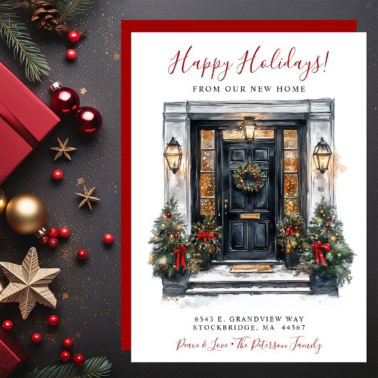 ハッピーホリデーズニューホームフロントドアムービング 案内状