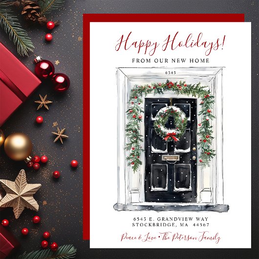 ハッピーホリデーズニューホームフロントドアムービング 案内状