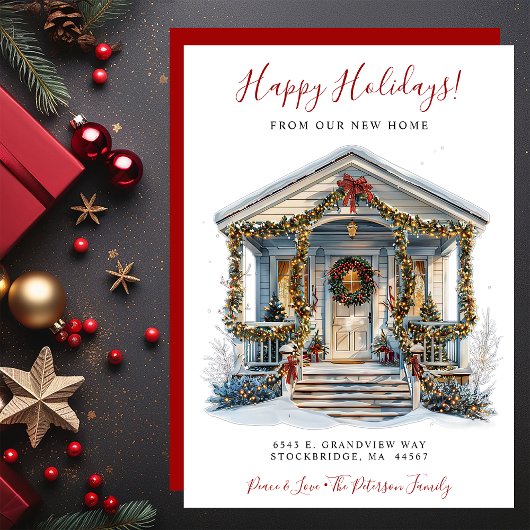 ハッピーホリデーズニューホームフロントドアムービング 案内状