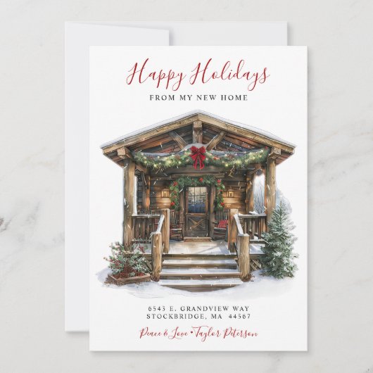 ハッピーホリデーズニューホームフロントドアムービング 案内状 (正面)