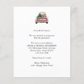 ハッピーホリデーズニューホームヴィンテージレッドトラックモービングA (裏面)