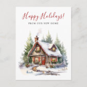 ハッピーホリデーズニュー素朴ホームムービング 案内ポストカード (正面)