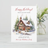 ハッピーホリデーズニュー素朴ホームムービング 案内状 (スタンド正面)