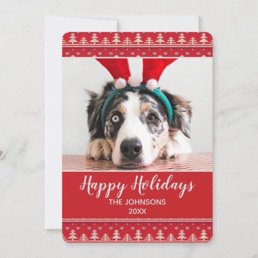 ハッピーホリデーズノルディックパターンフォト (正面)