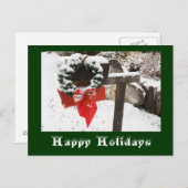 ハッピーホリデーズハガキ シーズンポストカード (正面/裏面)