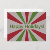 ハッピーホリデーズハガキ シーズンポストカード (正面/裏面)