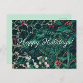 ハッピーホリデーズハガキ ポストカード (正面/裏面)